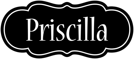 Priscilla welcome logo