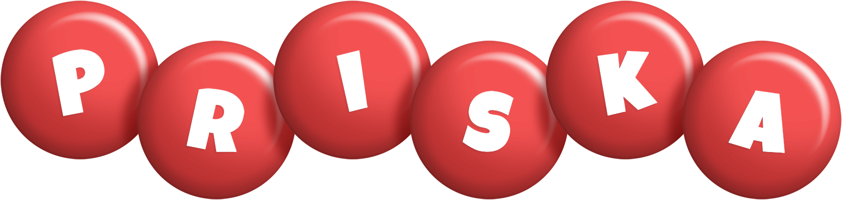 Priska candy-red logo