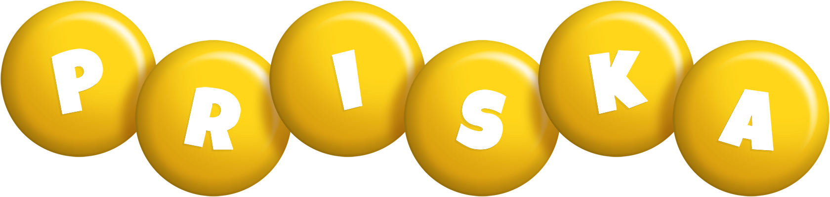 Priska candy-yellow logo