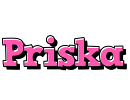 Priska girlish logo