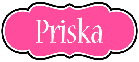 Priska invitation logo