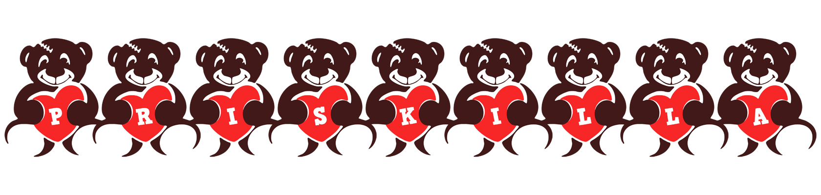Priskilla bear logo