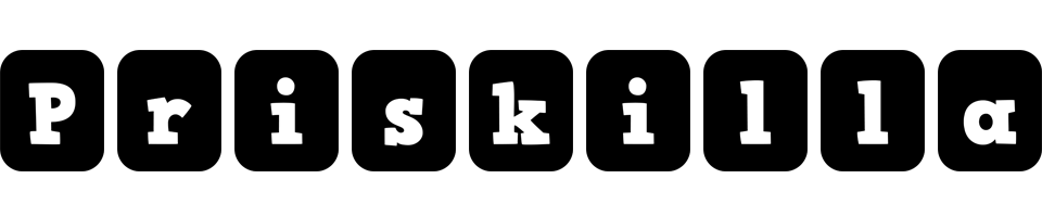 Priskilla box logo