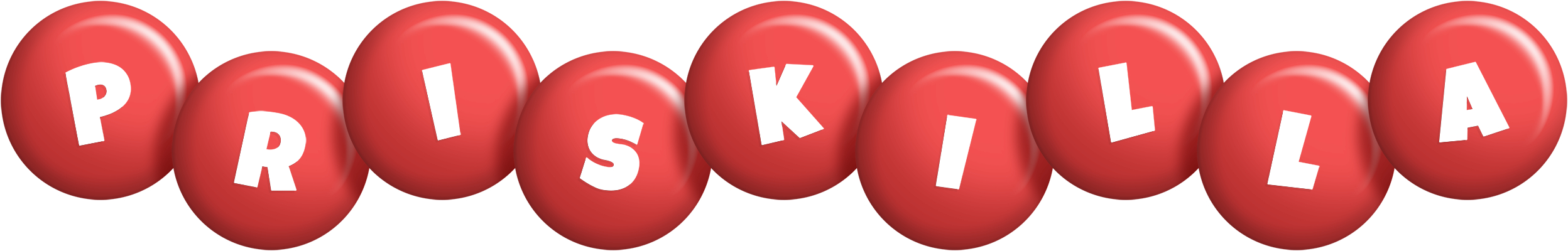 Priskilla candy-red logo