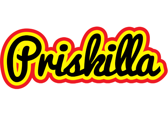 Priskilla flaming logo