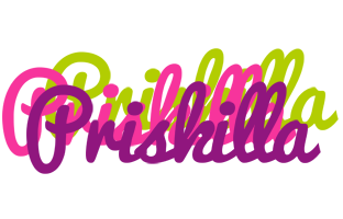 Priskilla flowers logo