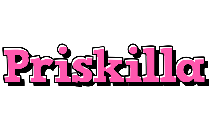Priskilla girlish logo