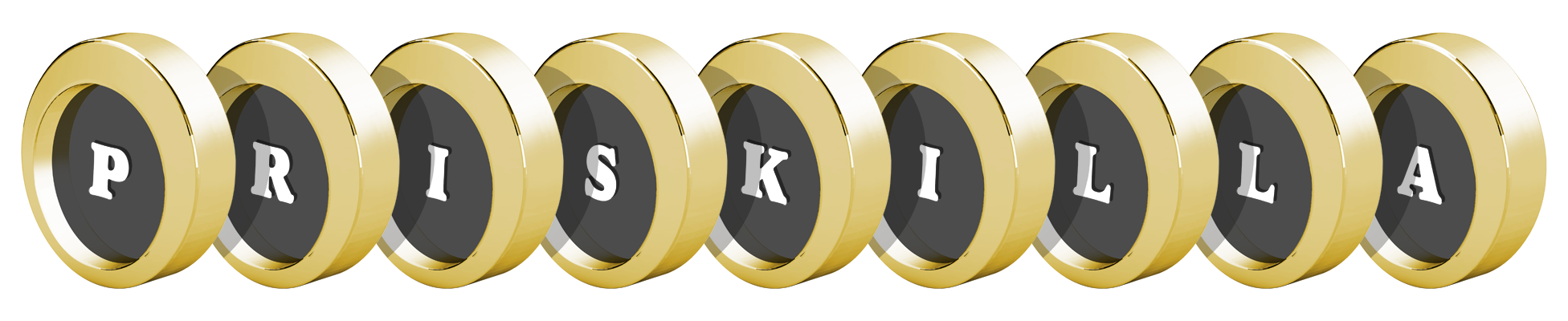 Priskilla gold logo