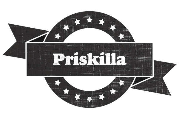 Priskilla grunge logo