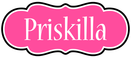 Priskilla invitation logo