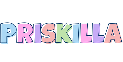 Priskilla pastel logo