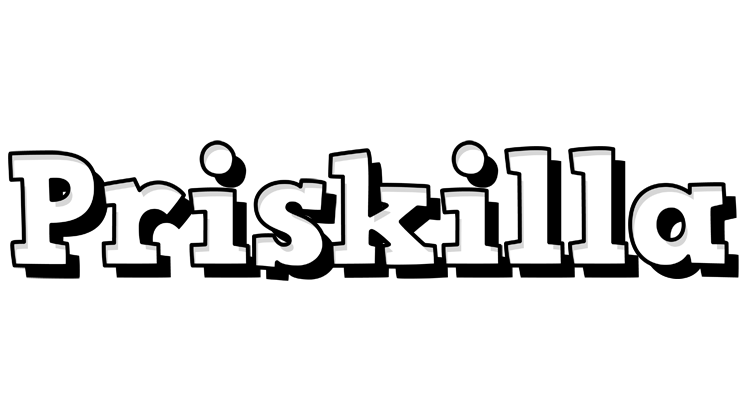 Priskilla snowing logo