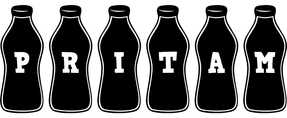 Pritam bottle logo