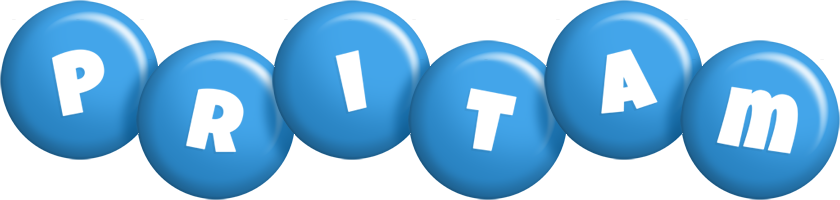 Pritam candy-blue logo