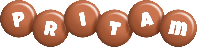 Pritam candy-brown logo