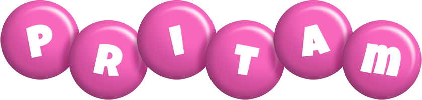 Pritam candy-pink logo