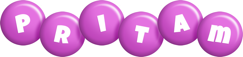 Pritam candy-purple logo