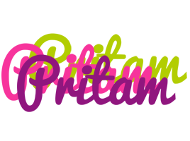 Pritam flowers logo