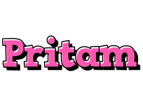 Pritam girlish logo
