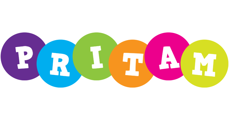 Pritam happy logo