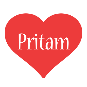 Pritam love logo