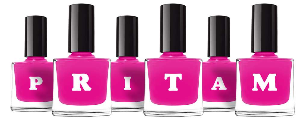 Pritam nails logo