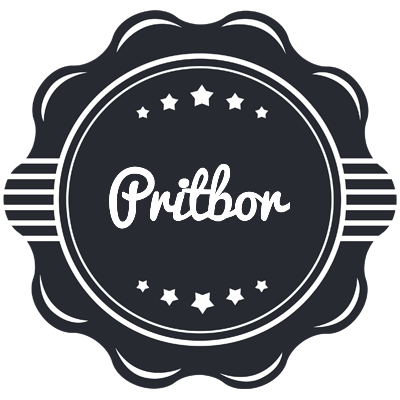 Pritbor badge logo