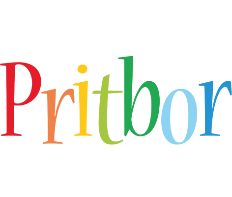 Pritbor birthday logo