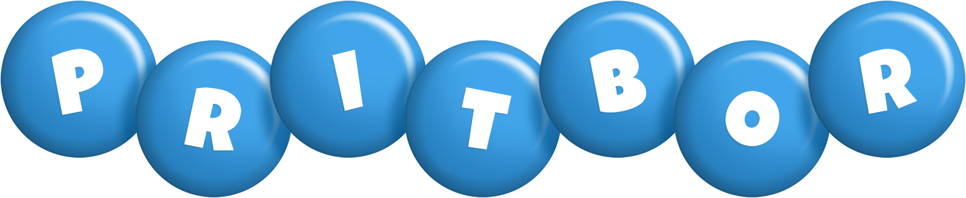 Pritbor candy-blue logo