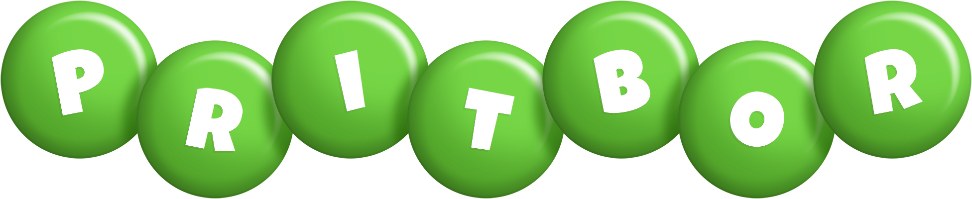 Pritbor candy-green logo