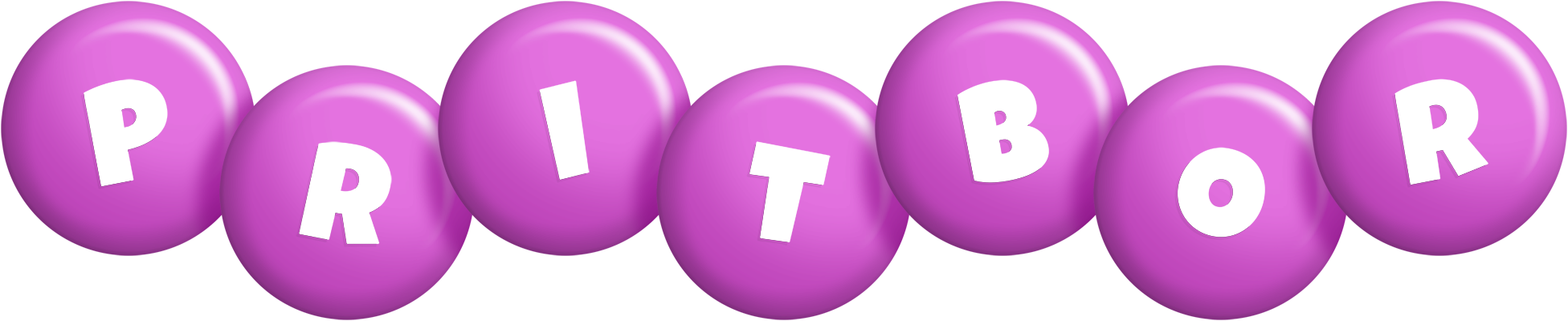 Pritbor candy-purple logo
