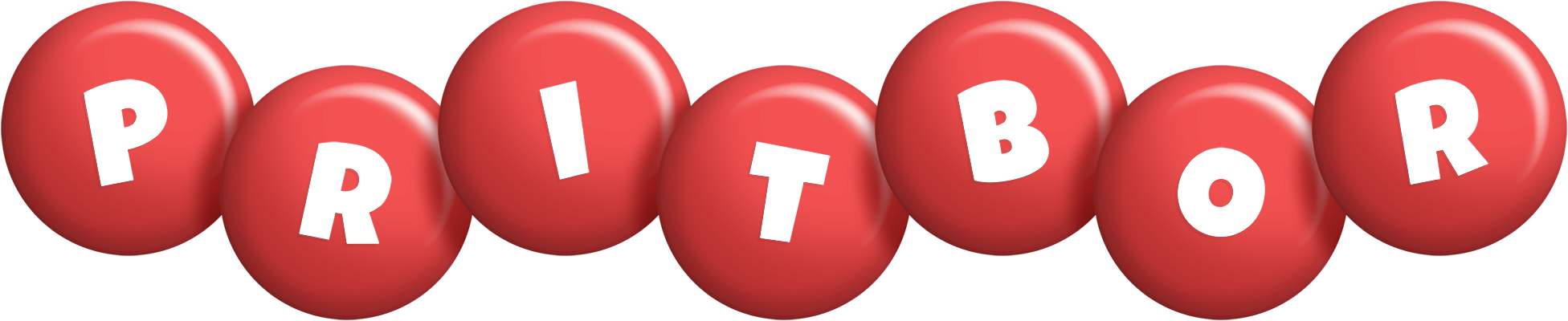 Pritbor candy-red logo