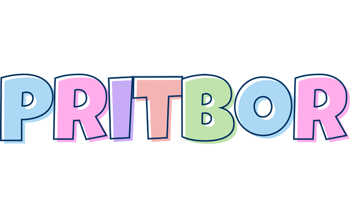 Pritbor pastel logo