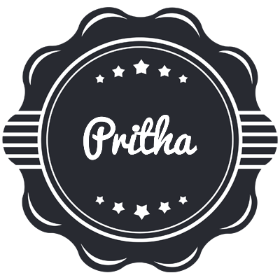 Pritha badge logo