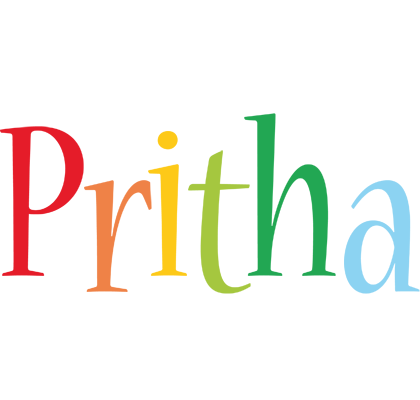 Pritha birthday logo