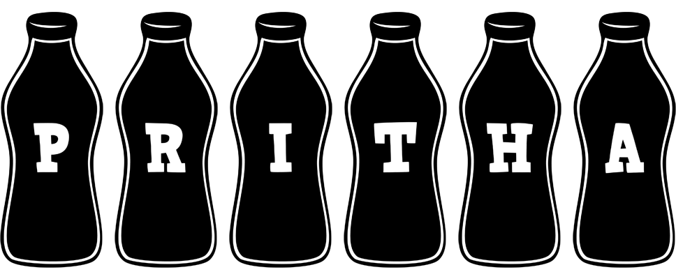 Pritha bottle logo