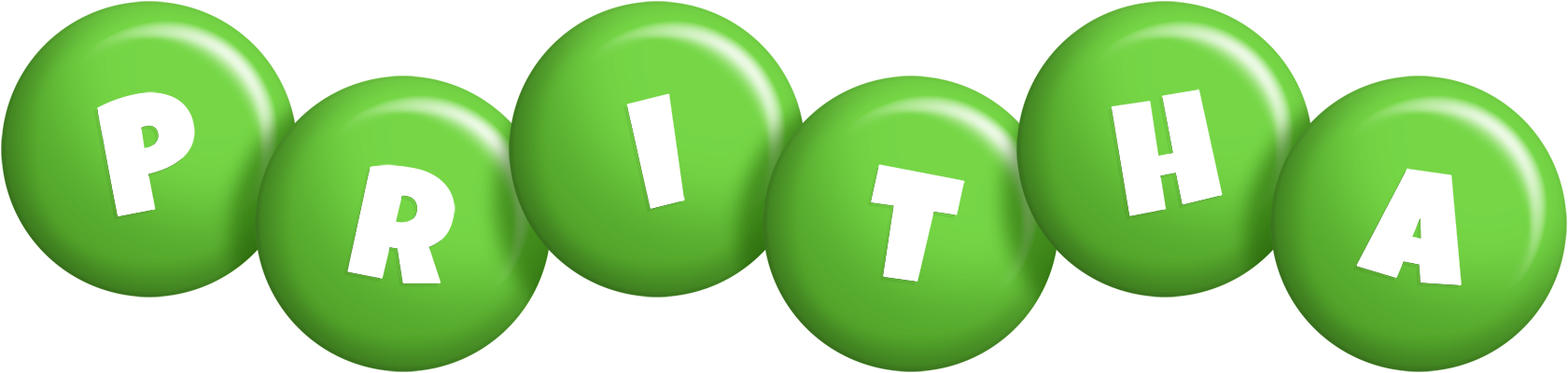 Pritha candy-green logo