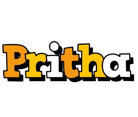 Pritha cartoon logo