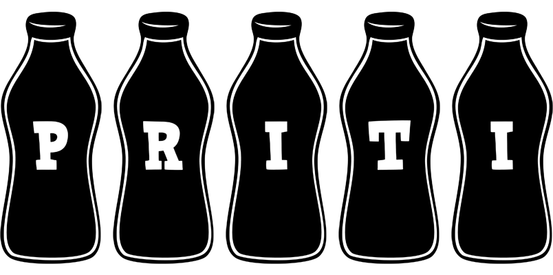 Priti bottle logo