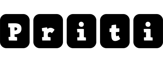 Priti box logo