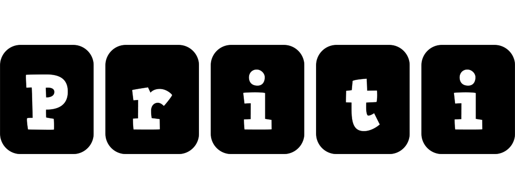 Priti box logo