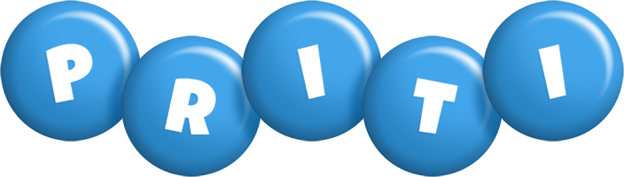 Priti candy-blue logo