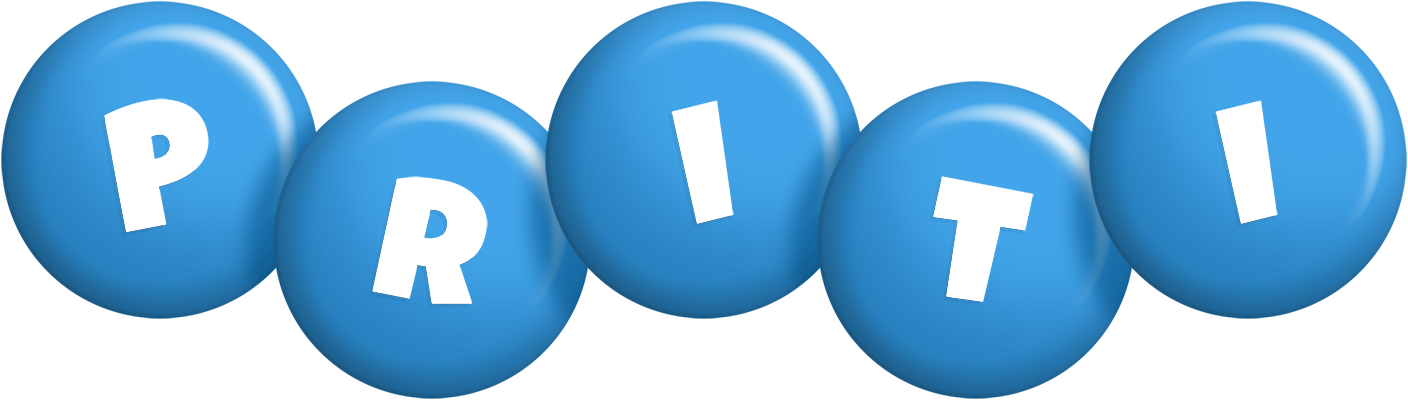 Priti candy-blue logo