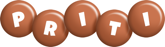Priti candy-brown logo