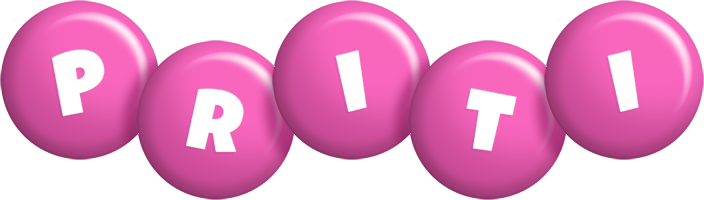 Priti candy-pink logo