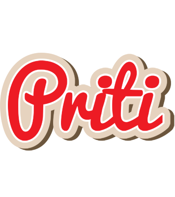 Priti chocolate logo