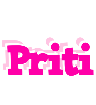 Priti dancing logo