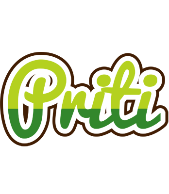 Priti golfing logo