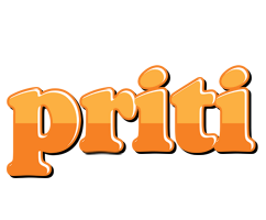 Priti orange logo