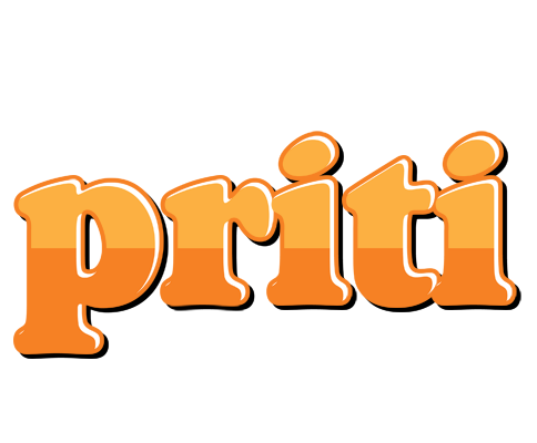 Priti orange logo